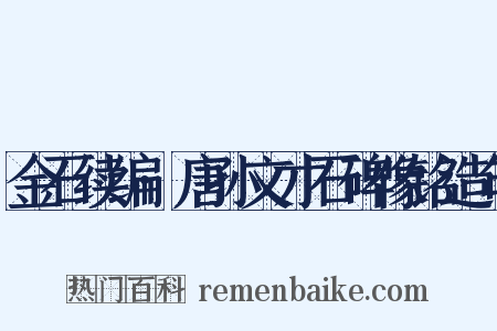 金石续编·唐孙文才石碑像铭造句是什么意思的图片